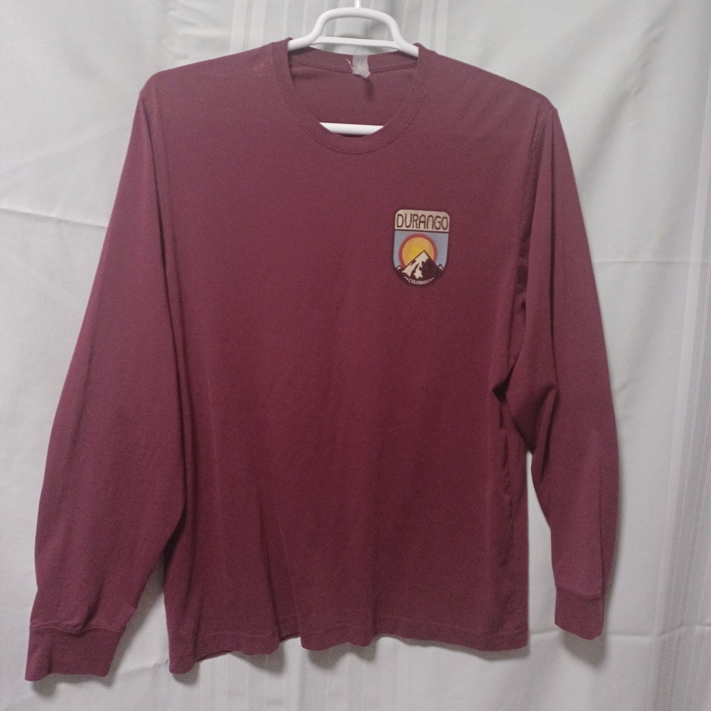 Independent‎ Trading Co Durango Colorado Long Sleeve T-Shirt Maroon XL PRM12LSBP